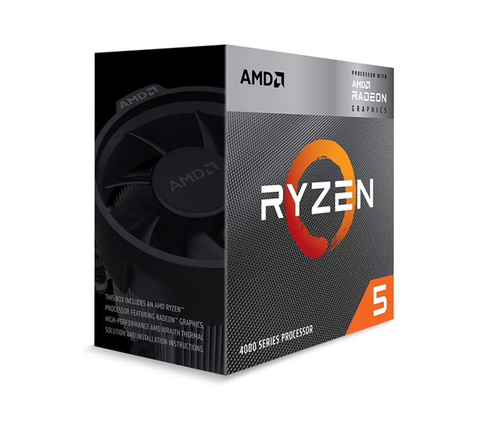 AMD Ryzen 5 4600G Processor With Radeon Graphics 6 Cores 12 Threads upto 42GHz 11MB Cache 100 100000147BOX