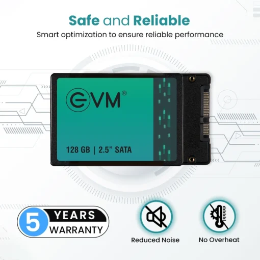 Evm 128GB 2.5'' Inch Sata Internal SSD (EVM25128GB) COMPUTER MEGA IT