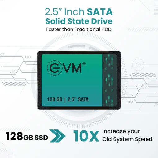 Evm 128GB 2.5'' Inch Sata Internal SSD (EVM25128GB) COMPUTER MEGA IT