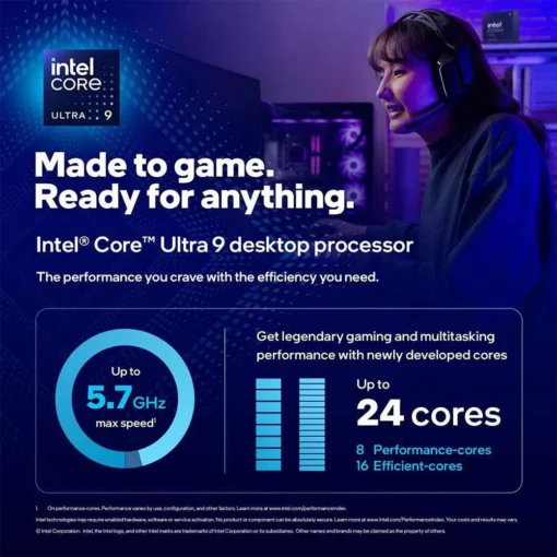 Intel Core Ultra 9 285K Processor - 36M Cache- up to 5.70 GHz - Image 2