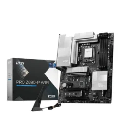 MSI PRO Z890-P WiFi Motherboard - ATX | Intel Ultra Core (Series 2) | LGA 1851 | DDR5 | PCIe 5.0 x16 | M.2 Gen5 | 5G LAN | Wi-Fi 7