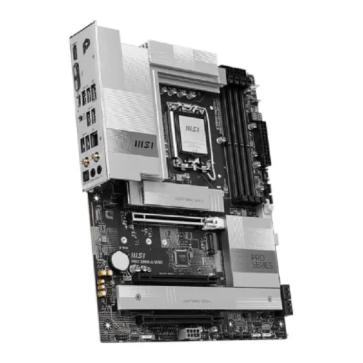 MSI PRO Z890-A WiFi Motherboard - ATX | Intel Core Ultra (Series 2) | LGA 1851 | DDR5 | PCIe 5.0 x16 | M.2 Gen5 | 5G LAN | Wi-Fi 7 - Image 2
