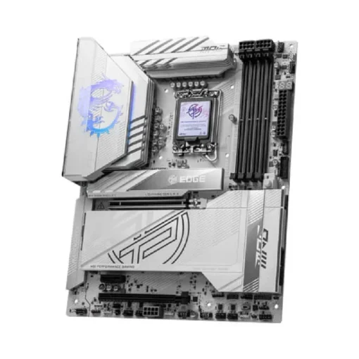 MSI MPG Z890 EDGE Ti WiFi Gaming Motherboard - ATX - Supports Intel Core Ultra Processors (Series 2), LGA 1851 - DDR5 Memory, 1 x PCIe 5.0 x16, 1 x M.2 Gen5, 5G LAN, Wi-Fi 7, Audio Boost 4 - Image 3