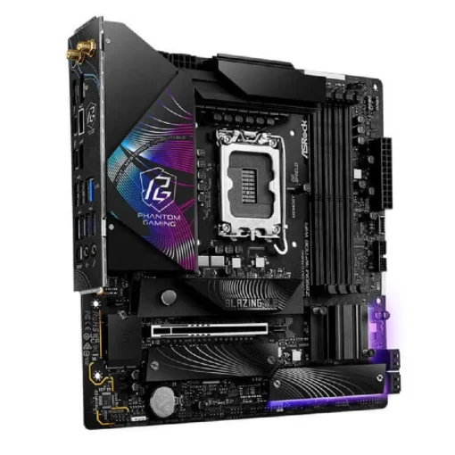 ASRock Phantom Gaming Z890M Riptide WiFi Micro ATX Motherboard, Dual-channel DDR5,up to 256GB, 9466MHz+ (OC) - Image 5