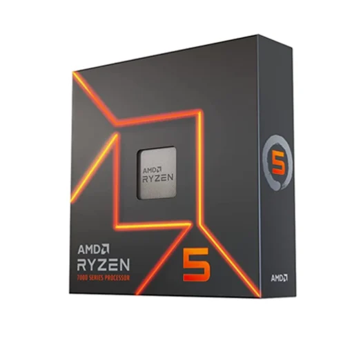 AMD Ryzen 5 7600X 6-Core, 12-Thread Unlocked Desktop Processor, AM5 Socket, Max Boost Up to 5.3 GHz