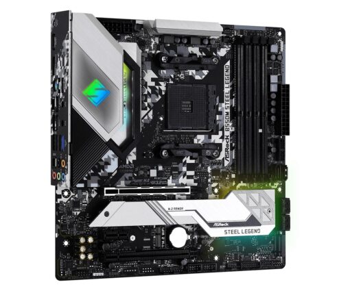 ASRock B550M Steel Legend Micro ATX Motherboard, Socket AM4, DDR4, 3rd Gen AMD Ryzen - Image 4