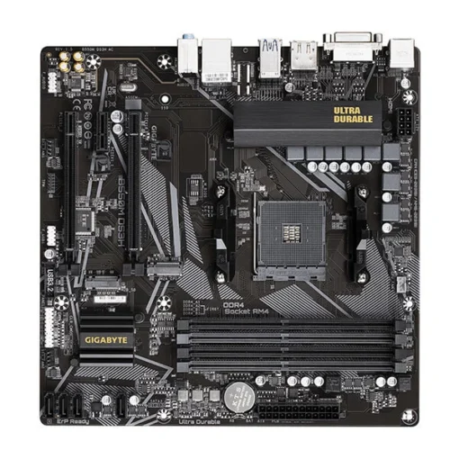 GIGABYTE B550M DS3H – Ultra Durable Micro-ATX Motherboard with Digital VRM, PCIe 4.0 x16, RGB Fusion 2.0, Q-Flash Plus & DDR4 Support - Image 2