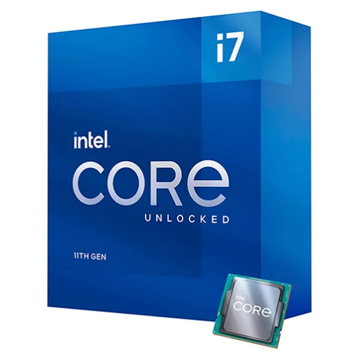 Intel Core i7-11700K Desktop Processor, 8 Cores, Up to 5.0 GHz, 16MB Cache, LGA 1200, with Integrated UHD Graphics 750 - Image 2