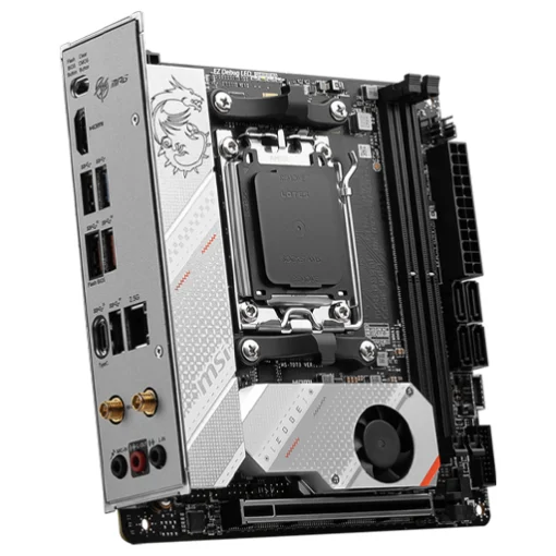 MSI MPG B650I EDGE WIFI Gaming Motherboard | Mini-ITX | AM5 | DDR5 6400+MHz (OC) | PCIe 4.0 | Dual M.2 | USB 3.2 Gen 2 | Wi-Fi 6E | HDMI | SATA 6Gb/s | Ryzen 7000 Series Support - Image 3